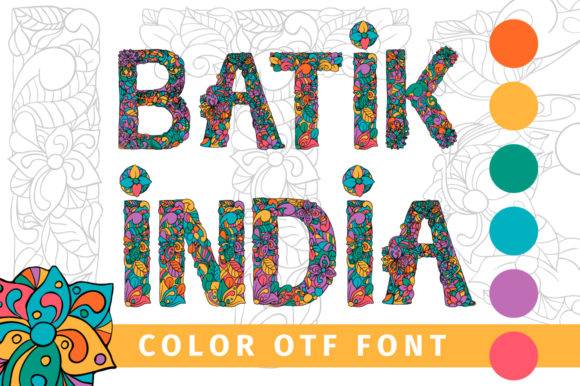 Batik India Font