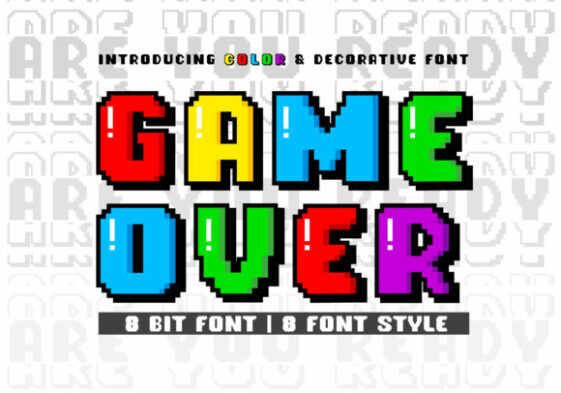 game-over-font-font-canyon