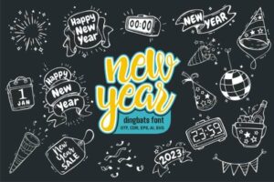 New Year Font