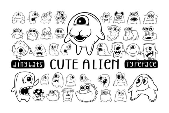 Cute Alien Font