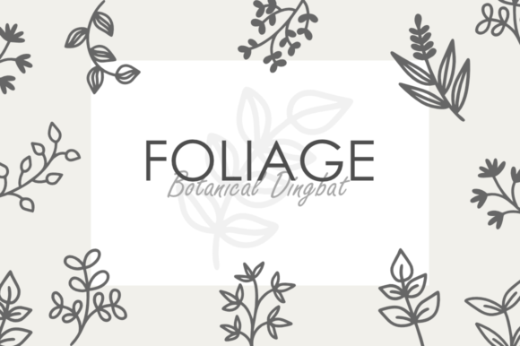 Foliage Font