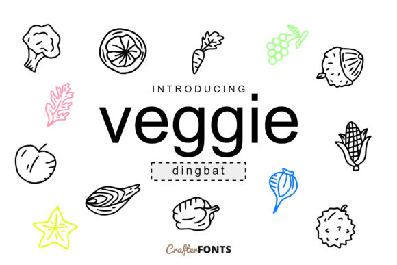 Veggie Doodle Font