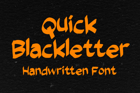 Quick Blackletter Poster 1