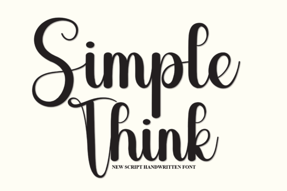 Simple Think Poster 1