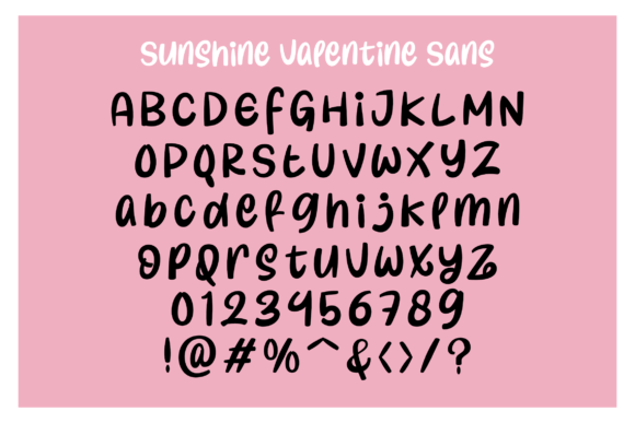 Sunshine Valentine Poster 2