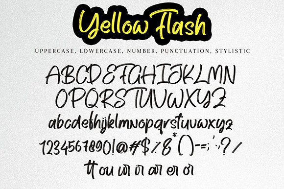 Yellow Flash Poster 7