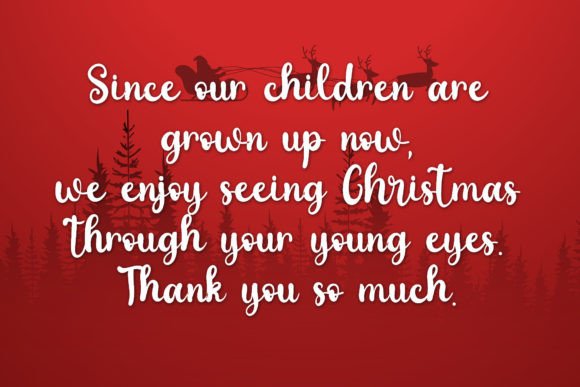 Alitha Christmas Font Poster 3