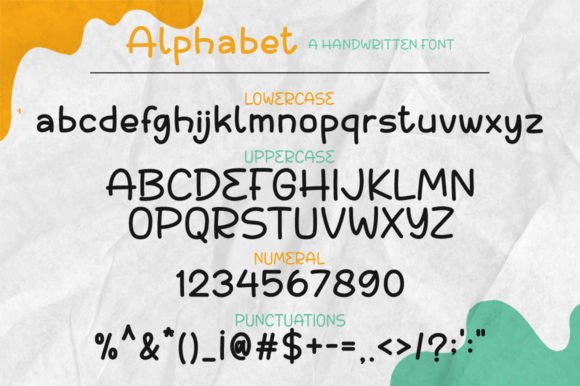 Alphabet Font Poster 7