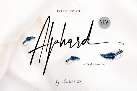 Alphard Font Poster 1