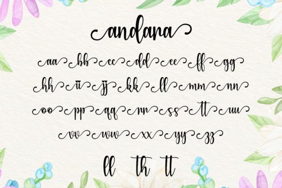 Andara Font Poster 6