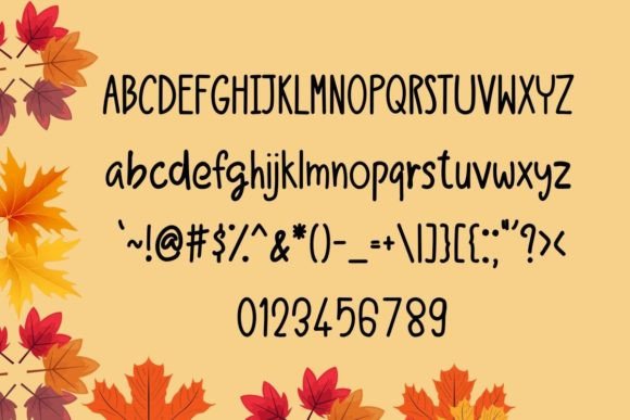 Apple Pie Font Poster 2