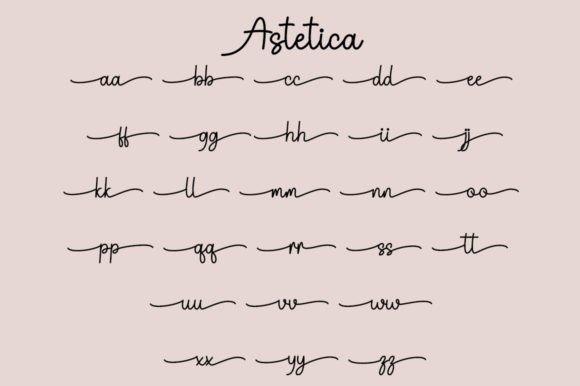 Astetica Font Poster 6