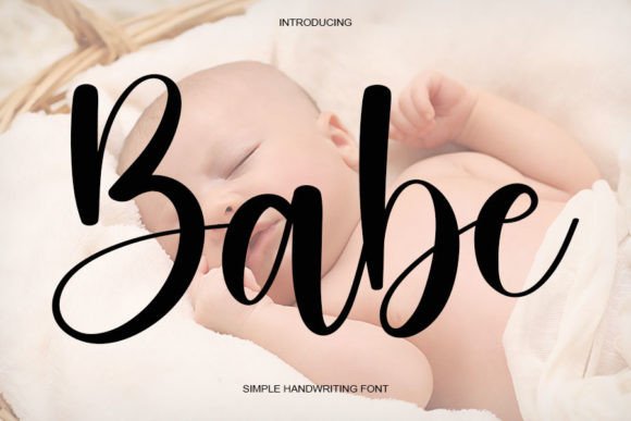 Babe Font Poster 1