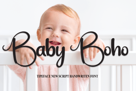 Baby Boho Font Poster 1