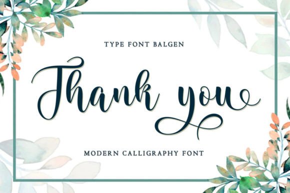 Balgen Font Poster 7