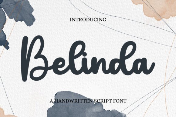 Belinda Font Poster 1