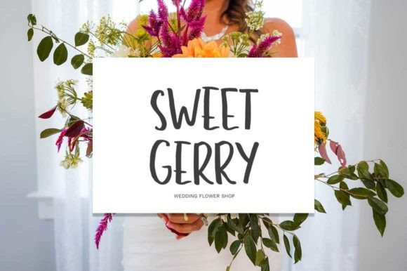 Berry Garden Font Poster 5