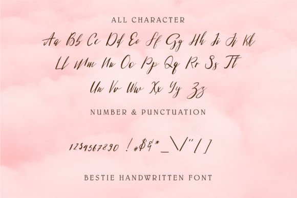 Bestie Font Poster 5