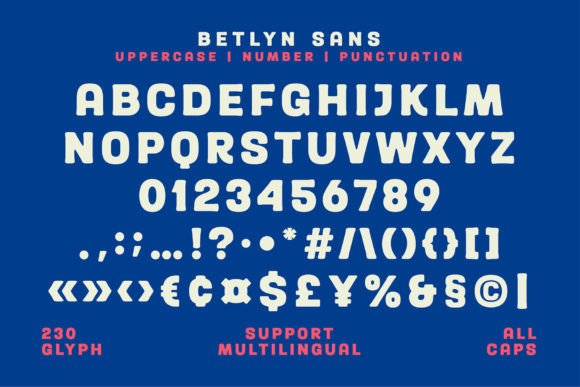 Betlyn Font Poster 6