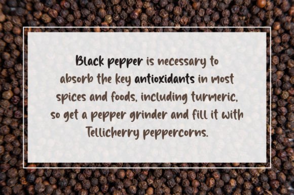 Black Pepper Font Poster 2