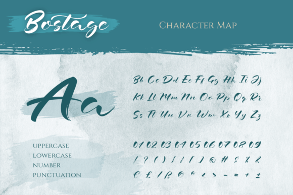 Bostage Font Poster 2