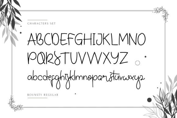 Bounsty Font Poster 7
