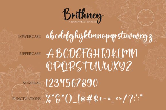 Brithney Font Poster 7