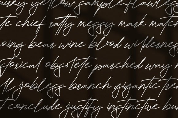 Brittany Signature Font Poster 4