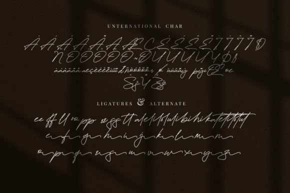 Brittany Signature Font Poster 9