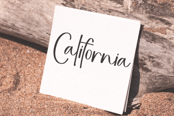 California Font Poster 10