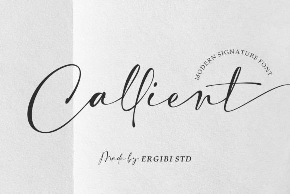 Callient Font Poster 1