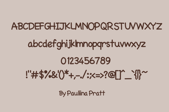 Cappuccino Font Poster 3