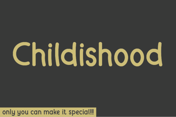 Childishood Font