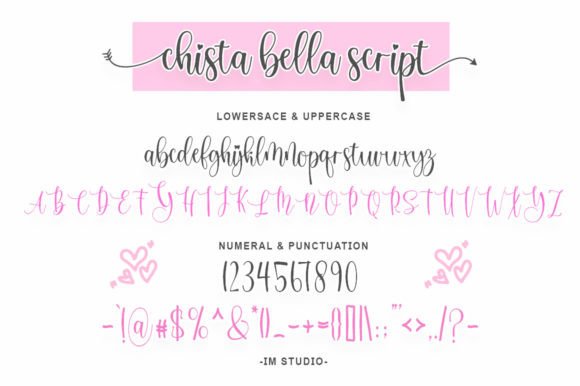 Chista Bella Duo Font Poster 4