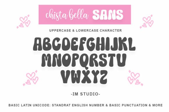 Chista Bella Duo Font Poster 6