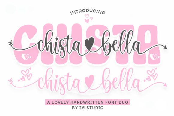 Chista Bella Duo Font Poster 8