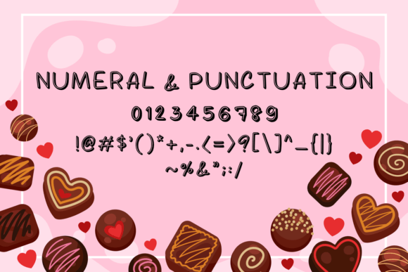 Chocolate Font Poster 3