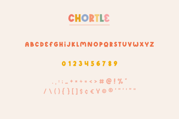 Chortle Font Poster 7