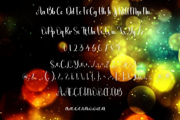 Christmas Font Poster 5