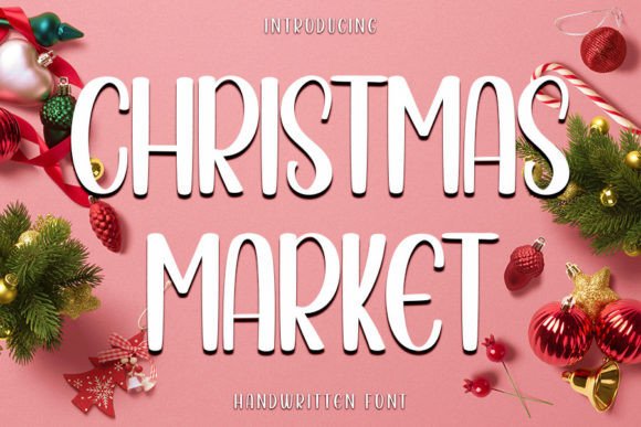 Christmas Market Font Poster 1