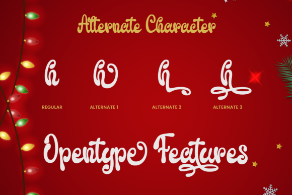 Christmas Onlovia Font Poster 3