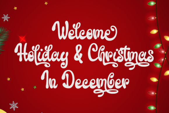 Christmas Onlovia Font Poster 4