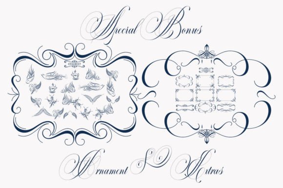 Classical Calligraphy Font Poster 9