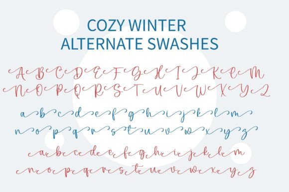 Cozy Winter Duo Font Poster 4