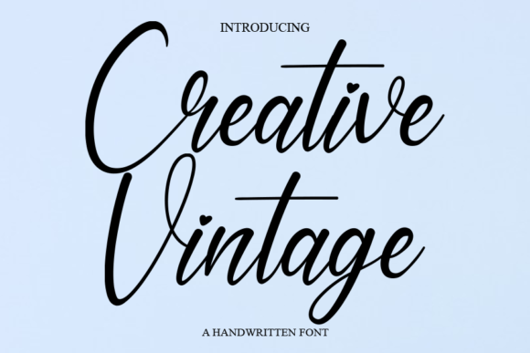 Creative Vintage Font