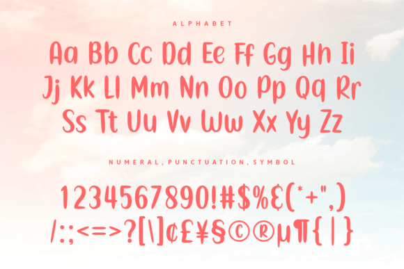 Cute Meira Font Poster 6