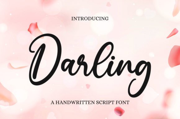 Darling Font Poster 1