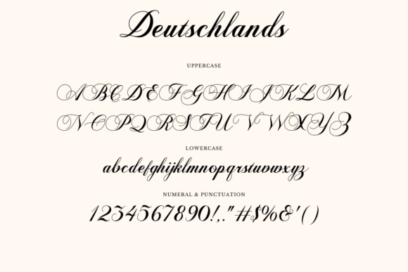 Deutschlands Font Poster 14