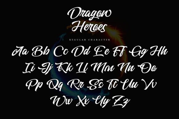 Dragon Heroes Font Poster 10