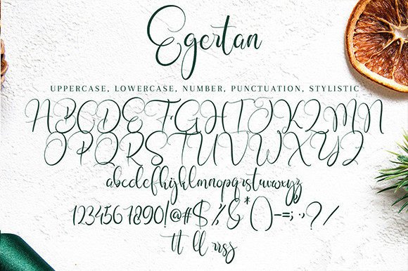 Egertan Font Poster 8